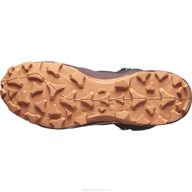 Women\'s Hiking Boots - Cross Hike 2 Mid Gore-Tex V42L737 Salomon Shale/Wild Ginger/Coral Gold - Salomon shoes