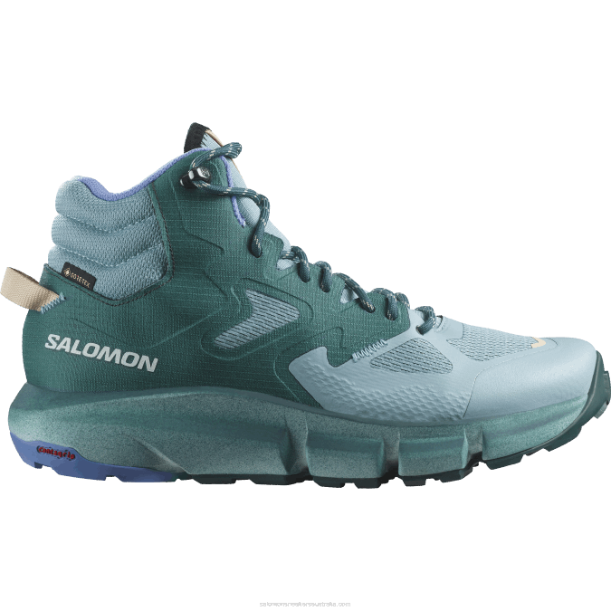 Women's Hiking Boots - Predict Hike Mid Gore-Tex V42L1132 Salomon Stone Blue/Atlantic Deep/Granada Sky - Salomon shoes