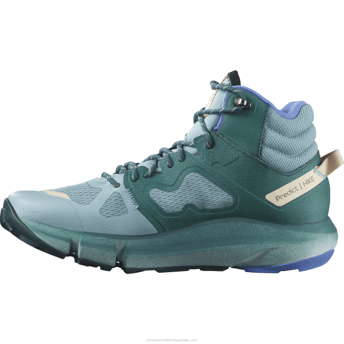 Women\'s Hiking Boots - Predict Hike Mid Gore-Tex V42L1132 Salomon Stone Blue/Atlantic Deep/Granada Sky - Salomon shoes