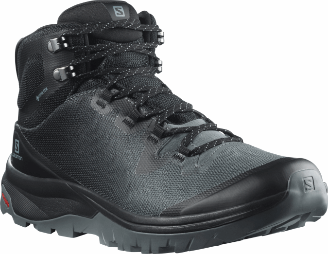 Women\'s Hiking Boots - Vaya Mid Gore-Tex V42L1283 Salomon Stormy Weather/Black/Trooper - Salomon Australia