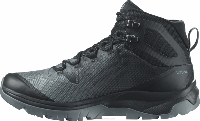 Women\'s Hiking Boots - Vaya Mid Gore-Tex V42L1283 Salomon Stormy Weather/Black/Trooper - Salomon Australia