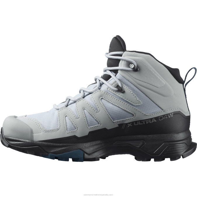 Women\'s Hiking Boots - X Ultra 4 Mid Wide Gore-Tex V42L1141 Salomon Quarry/Black/Legion Blue - Salomon shoes