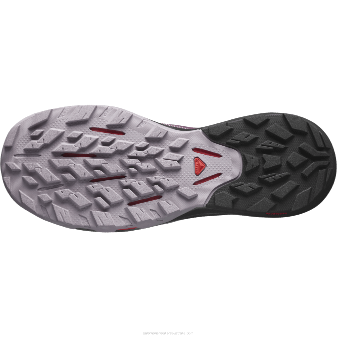 Women\'s Hiking Shoes - Outpulse Gore-Tex V42L1122 Salomon Tulipwood/Black/Poppy Red - Salomon sneakers Australia