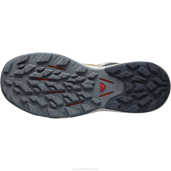 Women\'s Hiking Shoes - Outpulse V42L1281 Salomon Fenugreek/Ebony/Blazing Orange - Salomon sneakers Australia