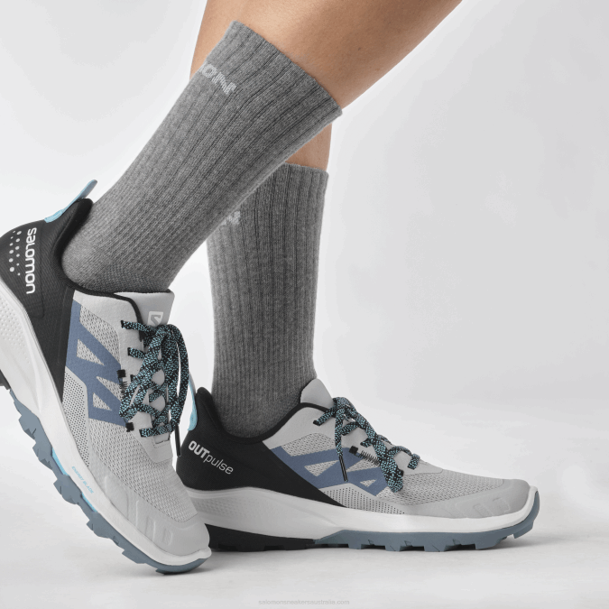 Women\'s Hiking Shoes - Outpulse V42L1282 Salomon Pearl Blue/China Blue/Blue Radiance - Salomon shoes