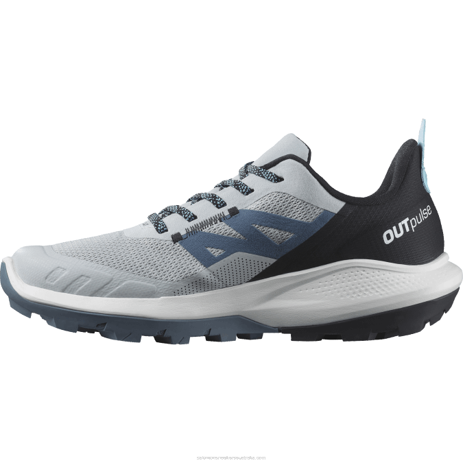 Women\'s Hiking Shoes - Outpulse V42L1282 Salomon Pearl Blue/China Blue/Blue Radiance - Salomon shoes