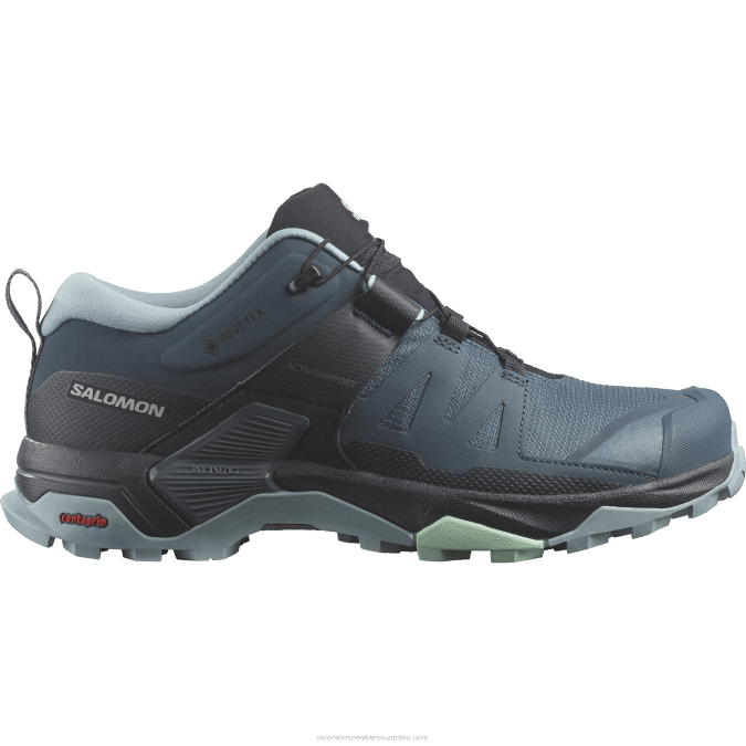 Women's Hiking Shoes - X Ultra 4 Gore-Tex V42L1138 Salomon Stargazer/Carbon/Stone Blue - Salomon shoes