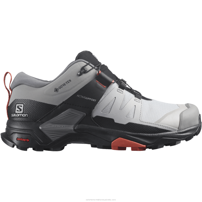 Women's Hiking Shoes - X Ultra 4 Wide Gore-Tex V42L739 Salomon Alloy/Quiet Shade/Burnt Sienna - Salomon sneakers Australia