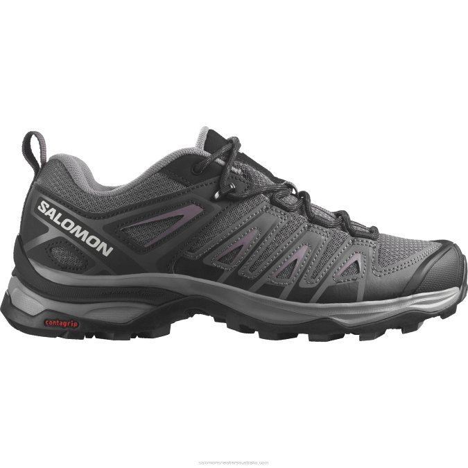 Women's Hiking Shoes - X Ultra Pioneer Aero V42L1120 Salomon Magnet/Black/Moonscape - Salomon shoes
