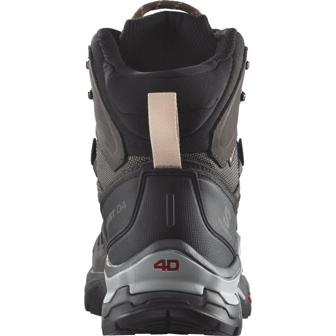 Women\'s Leather Hiking Boots - Quest 4 Gore-Tex V42L1128 Salomon Magnet/Black/Sun Kiss - Salomon sneakers Australia