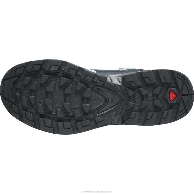 Women\'s Leather Hiking Boots - Quest 4 Gore-Tex V42L1129 Salomon Slate/Trooper/Opal Blue - Salomon shoes