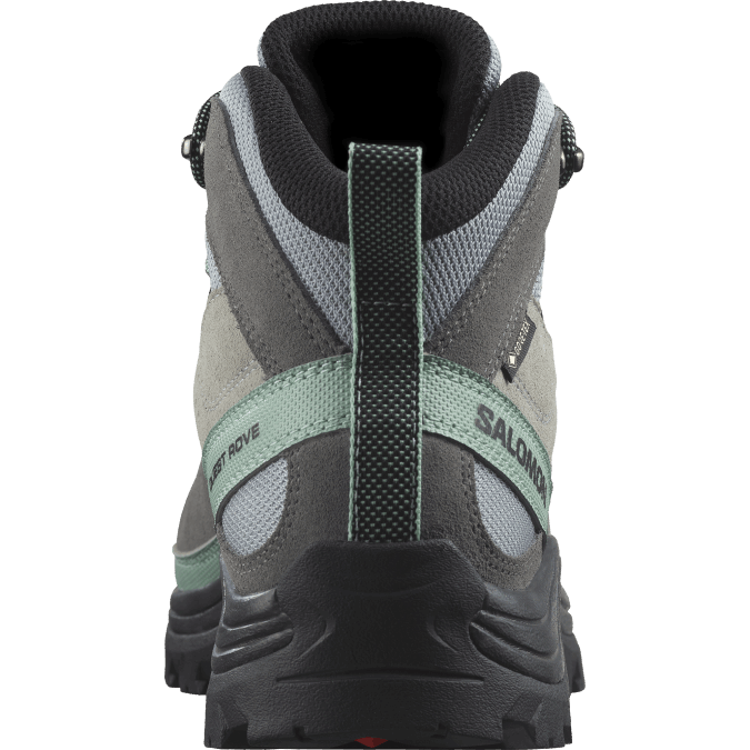 Women\'s Leather Hiking Boots - Quest Rove Gore-Tex V42L1143 Salomon Quarry/Quiet Shade/Black - Salomon sneakers Australia