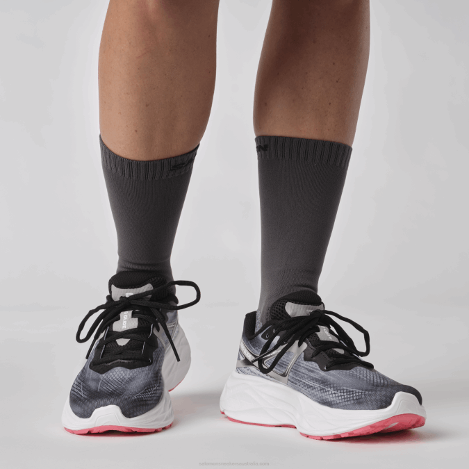 Women\'s Running Shoes - Aero Glide V42L1148 Salomon Black/Alloy/Tea Rose - Salomon sneakers Australia