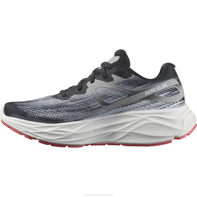Women\'s Running Shoes - Aero Glide V42L1148 Salomon Black/Alloy/Tea Rose - Salomon sneakers Australia