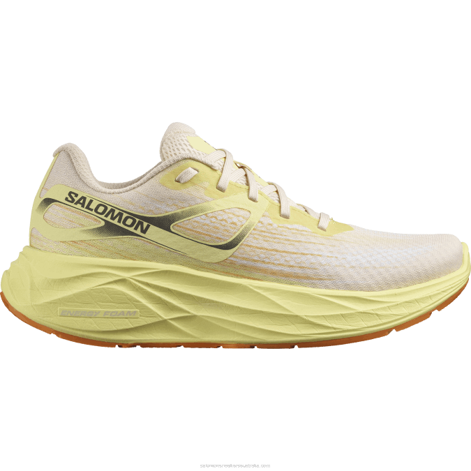 Women's Running Shoes - Aero Glide V42L1150 Salomon Tender Peach/Yellow Iris/White - Salomon Australia