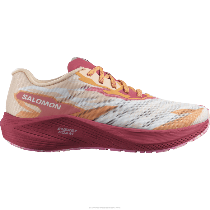 Women's Running Shoes - Aero Volt V42L753 Salomon Tender Peach/Virtual Pink/White - Salomon Australia