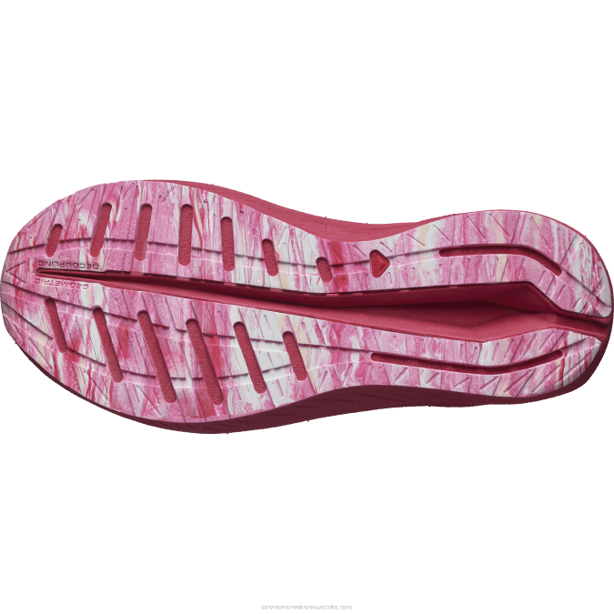 Women\'s Running Shoes - Aero Volt V42L753 Salomon Tender Peach/Virtual Pink/White - Salomon Australia