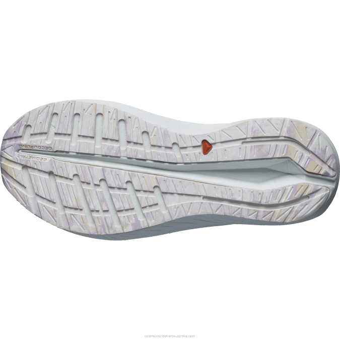 Women\'s Running Shoes - Aero Volt V42L754 Salomon Tender Peach/Pearl Blue/White - Salomon sneakers Australia