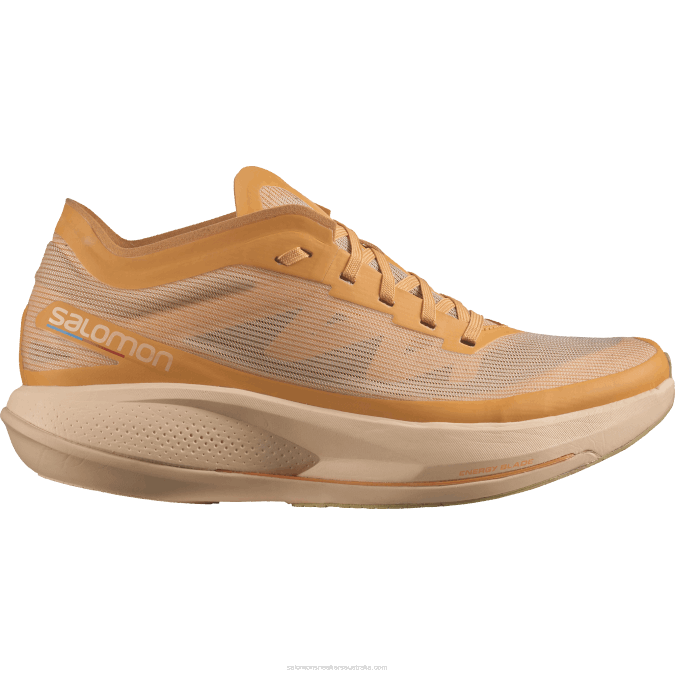 Women's Running Shoes - Phantasm V42L742 Salomon Blazing Orange/Almond Cream/Leek Green - Salomon sneakers Australia