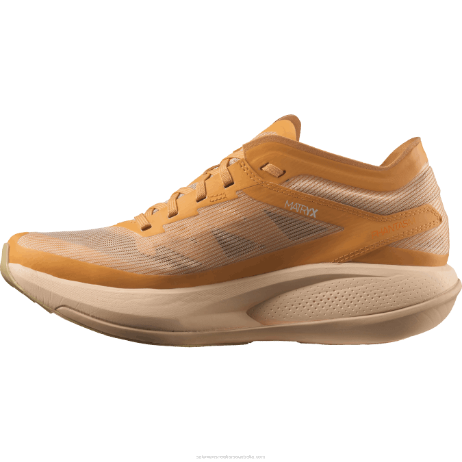 Women\'s Running Shoes - Phantasm V42L742 Salomon Blazing Orange/Almond Cream/Leek Green - Salomon sneakers Australia