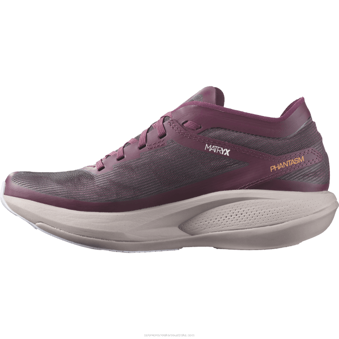 Women\'s Running Shoes - Phantasm V42L743 Salomon Grape Wine/Quail/Purple Heather - Salomon shoes