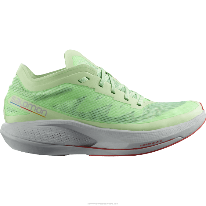 Women's Running Shoes - Phantasm V42L744 Salomon Patina Green/Pearl Blue/Poppy Red - Salomon Australia