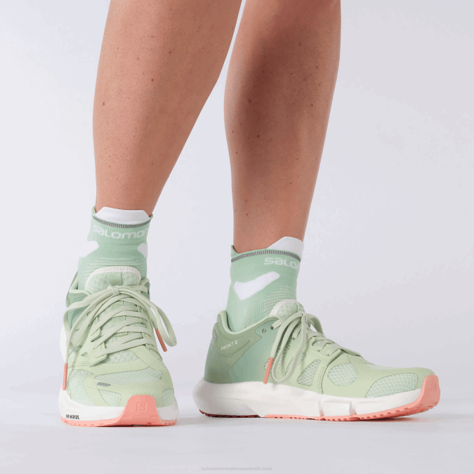 Women\'s Running Shoes - Predict 2 V42L755 Salomon Spray/Granite Green/Blooming Dahlia - Salomon shoes