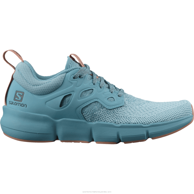 Women's Running Shoes - Predict Soc 2 V42L757 Salomon Crystal Blue/Delphinium Blue/Sirocco - Salomon Australia