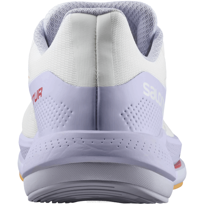 Women\'s Running Shoes - Spectur V42L747 Salomon White/Purple Heather/Blazing Orange - Salomon Australia