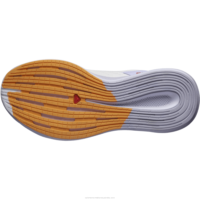 Women\'s Running Shoes - Spectur V42L747 Salomon White/Purple Heather/Blazing Orange - Salomon Australia