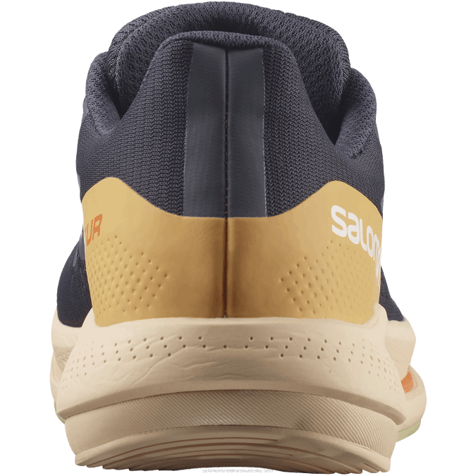 Women\'s Running Shoes - Spectur V42L749 Salomon Ebony/Almond Cream/Leek Green - Salomon shoes