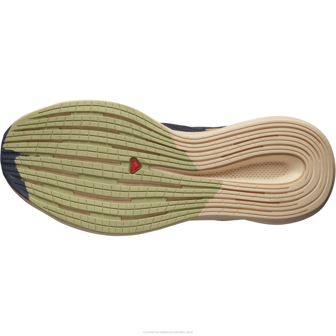 Women\'s Running Shoes - Spectur V42L749 Salomon Ebony/Almond Cream/Leek Green - Salomon shoes