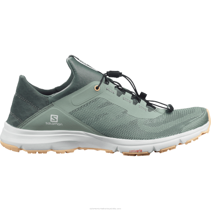 Women's Sandals - Amphib Bold 2 V42L791 Salomon Green Milieu/Balsam Green/Almond Cream - Salomon Australia