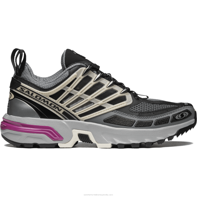 Women's Sportstyle Shoes - Acs Pro Advanced V42L779 Salomon Black/Alloy/Feather Gray - Salomon Australia
