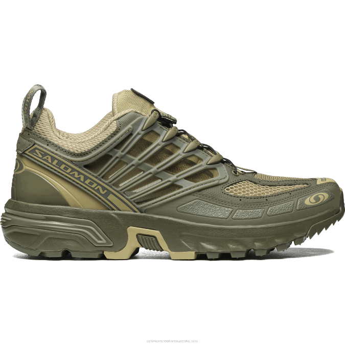 Women's Sportstyle Shoes - Acs Pro V42L759 Salomon Gray Green/Deep Lichen Green/Olive Night - Salomon sneakers Australia