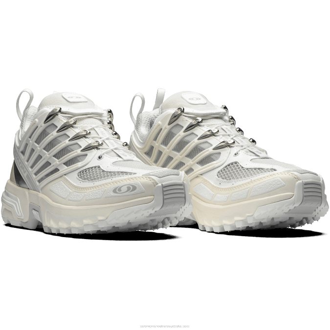 Women\'s Sportstyle Shoes - Acs Pro V42L762 Salomon White/Vanilla Ice/Lunar Rock - Salomon sneakers Australia