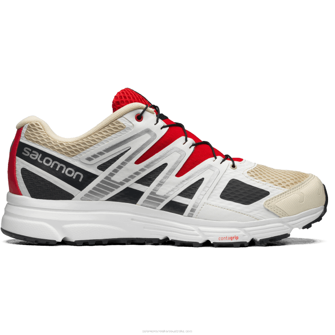 Women's Sportstyle Shoes - X-Mission 4 V42L780 Salomon Vanilla Ice/Ebony/Goji Berry - Salomon sneakers Australia