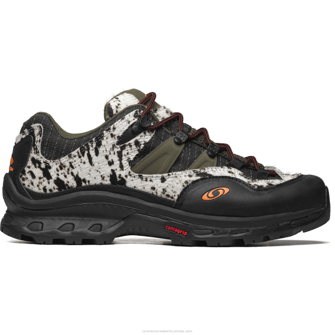 Women's Sportstyle Shoes - Xt-Quest 2 Texas The Broken Arm V42L781 Salomon Black/Olive Night/Vibrant Orange - Salomon shoes