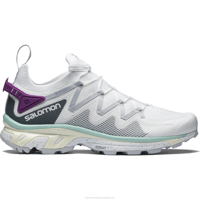 Women's Sportstyle Shoes - Xt-Rush V42L775 Salomon White/Pearl Blue/Yucca - Salomon shoes