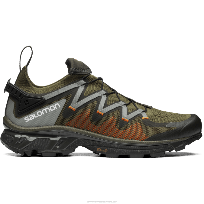 Women's Sportstyle Shoes - Xt-Rush V42L776 Salomon Olive Night/Peat/Vibrant Orange - Salomon Australia
