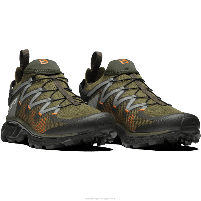 Women\'s Sportstyle Shoes - Xt-Rush V42L776 Salomon Olive Night/Peat/Vibrant Orange - Salomon Australia