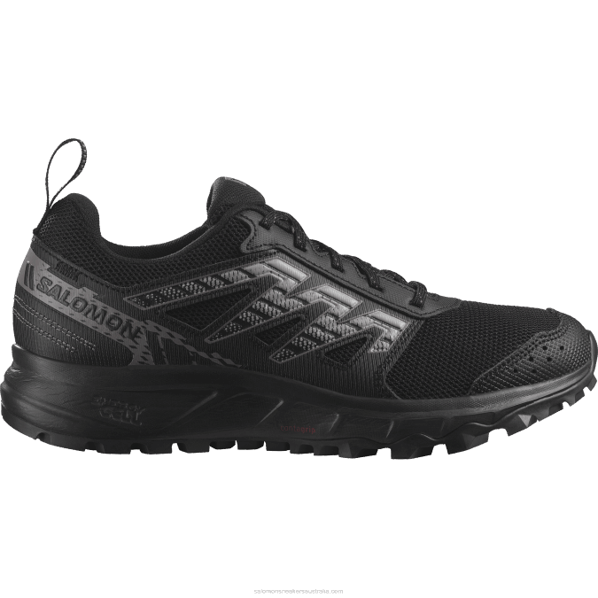 Women's Running Shoes - Wander V42L1546 Salomon Black/Plum Kitten/Gull - Salomon sneakers Australia