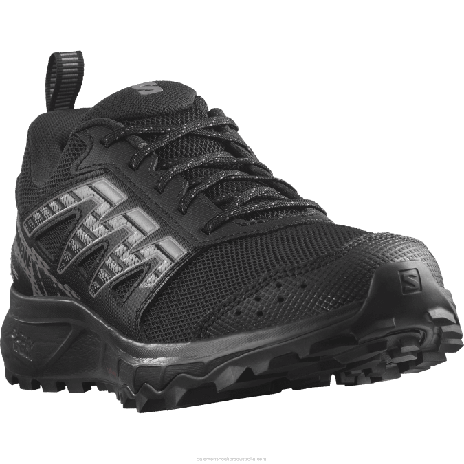 Women\'s Running Shoes - Wander V42L1546 Salomon Black/Plum Kitten/Gull - Salomon sneakers Australia