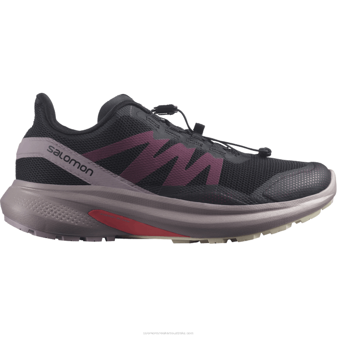 Women's Trail Running Shoes - Hypulse V42L1542 Salomon Black/Quail/Rainy Day - Salomon Australia