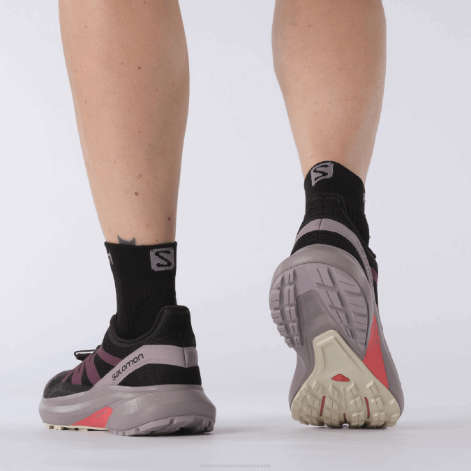 Women\'s Trail Running Shoes - Hypulse V42L1542 Salomon Black/Quail/Rainy Day - Salomon Australia