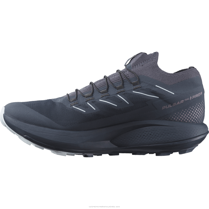 Women\'s Trail Running Shoes - Pulsar Trail Pro 2 V42L1493 Salomon Carbon/Orchid Bloom/Arctic Ice - Salomon shoes