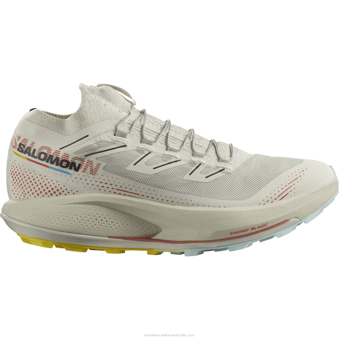 Women's Trail Running Shoes - Pulsar Trail Pro 2 V42L1494 Salomon Rainy Day/Hot Sauce/Freesia - Salomon Australia
