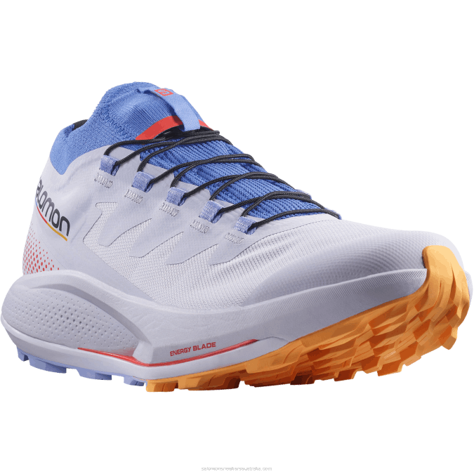 Women\'s Trail Running Shoes - Pulsar Trail Pro V42L1534 Salomon Purple Heather/Amparo Blue/Blazing Orange - Salomon sneakers Australia