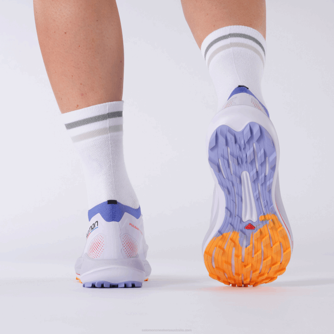 Women\'s Trail Running Shoes - Pulsar Trail Pro V42L1534 Salomon Purple Heather/Amparo Blue/Blazing Orange - Salomon sneakers Australia