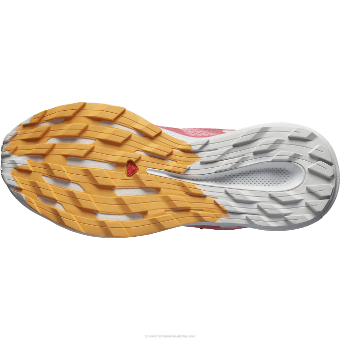 Women\'s Trail Running Shoes - Pulsar Trail V42L1511 Salomon Tea Rose/Nimbus Cloud/Blazing Orange - Salomon shoes